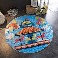 HKM-268755 Reinforced Non-Slip Breathable Cushion Round Play Pad for Children - 150cm Diameter