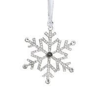 HKM-268819 Elegant Snowflake Projection Pendant in Silver, Pink, and Blue – Customizable Design