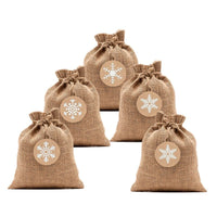 HKM-269459 Kraft Paper Round Stickers for Christmas Day Decoration - 500 Pieces per Roll