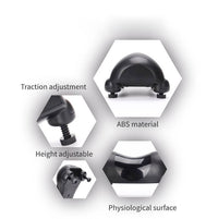 HKM-269523 Cervical Spine Support Physiotherapy Pillow - Adjustable Height, Bone Shape, Single Person Use, White/Black
