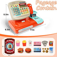 HKM-269523 Electronic Cashier Register Toy for Kids - Pretend Play Supermarket Experience for Ages 2-13