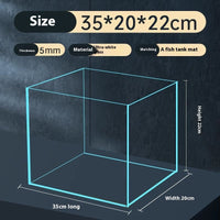 HKM-269523 Medium Glass Fish Tank for Home or Office Decor