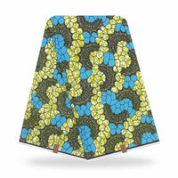 HKM-269523 Printed Batik Cotton Fabric - 100% Cotton, 72*60 Density, 115cm Width, Plain Weave