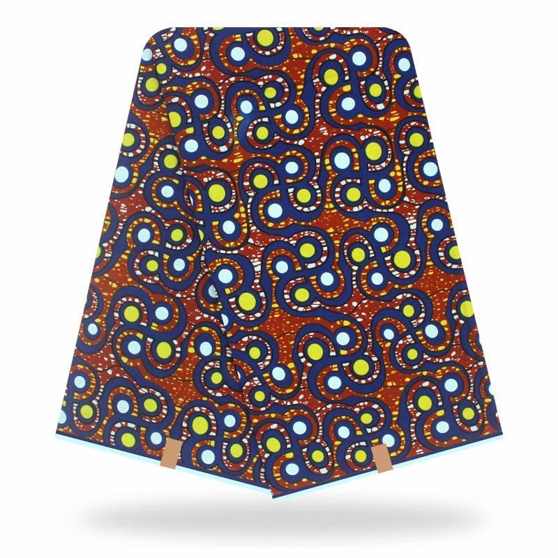 HKM-269523 Printed Batik Cotton Fabric - 100% Cotton, 72*60 Density, 115cm Width, Plain Weave