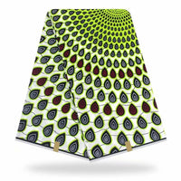 HKM-269523 Printed Batik Cotton Fabric - 100% Cotton, 72*60 Density, 115cm Width, Plain Weave