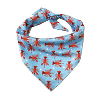 HKM-269523 Printed Triangle Towel for Dogs and Cats – Adjustable Neck Size 20-46CM in Various Fun Patterns