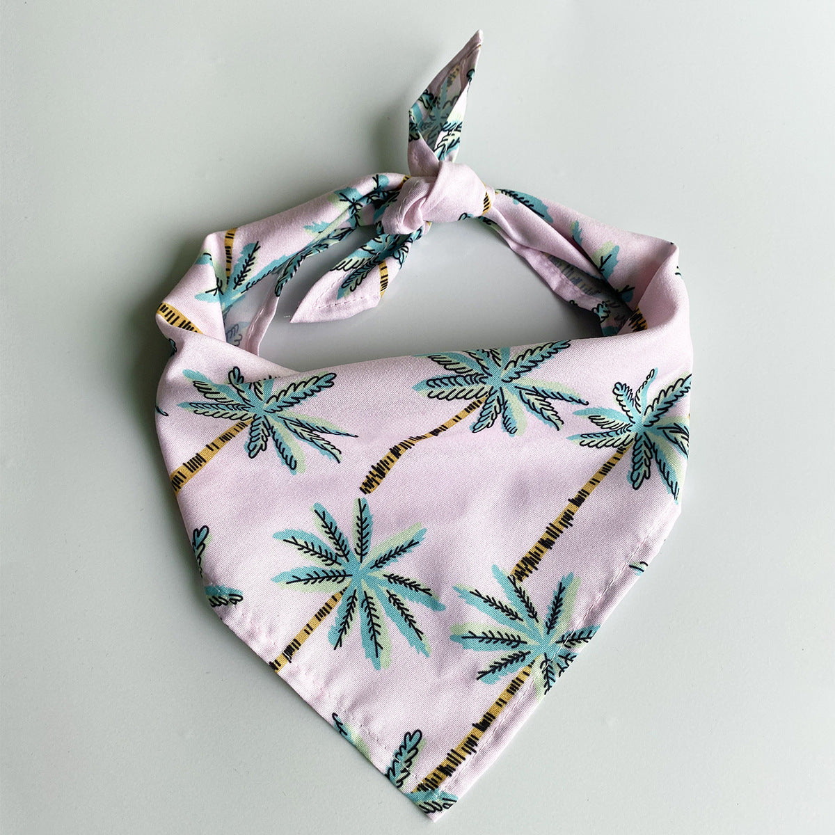 HKM-269523 Printed Triangle Towel for Dogs and Cats – Adjustable Neck Size 20-46CM in Various Fun Patterns