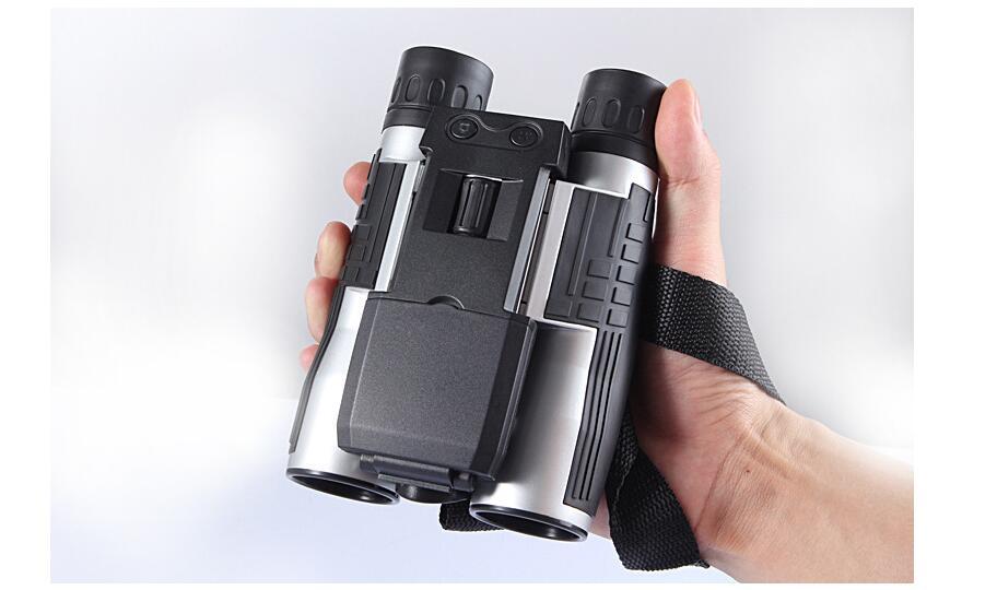HKM-269587 12x32 Digital Camera Binoculars with 10x Optical Zoom and 1080p Resolution, 2.5-inch LCD Display, Lithium Battery, Anti-Shake Performance