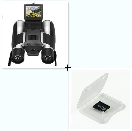 HKM-269587 12x32 Digital Camera Binoculars with 10x Optical Zoom and 1080p Resolution, 2.5-inch LCD Display, Lithium Battery, Anti-Shake Performance