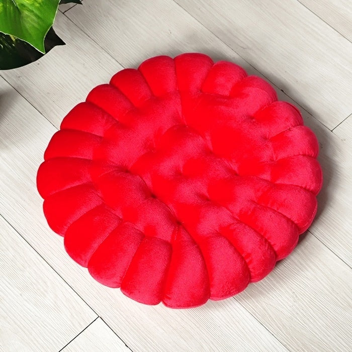 HKM-269651 Nordic Soft Plush Biscuit Seat Cushion in Multiple Colors and Patterns
