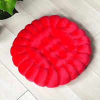 HKM-269651 Nordic Soft Plush Biscuit Seat Cushion in Multiple Colors and Patterns