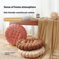 HKM-269651 Nordic Soft Plush Biscuit Seat Cushion in Multiple Colors and Patterns