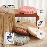 HKM-269651 Nordic Soft Plush Biscuit Seat Cushion in Multiple Colors and Patterns