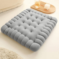 HKM-269651 Nordic Soft Plush Biscuit Seat Cushion in Multiple Colors and Patterns