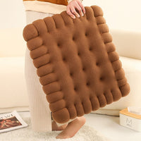HKM-269651 Nordic Soft Plush Biscuit Seat Cushion in Multiple Colors and Patterns