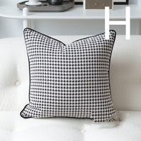 HKM-269843 Plush Modern Minimalist 45x45CM Bedside Cushion Pillow