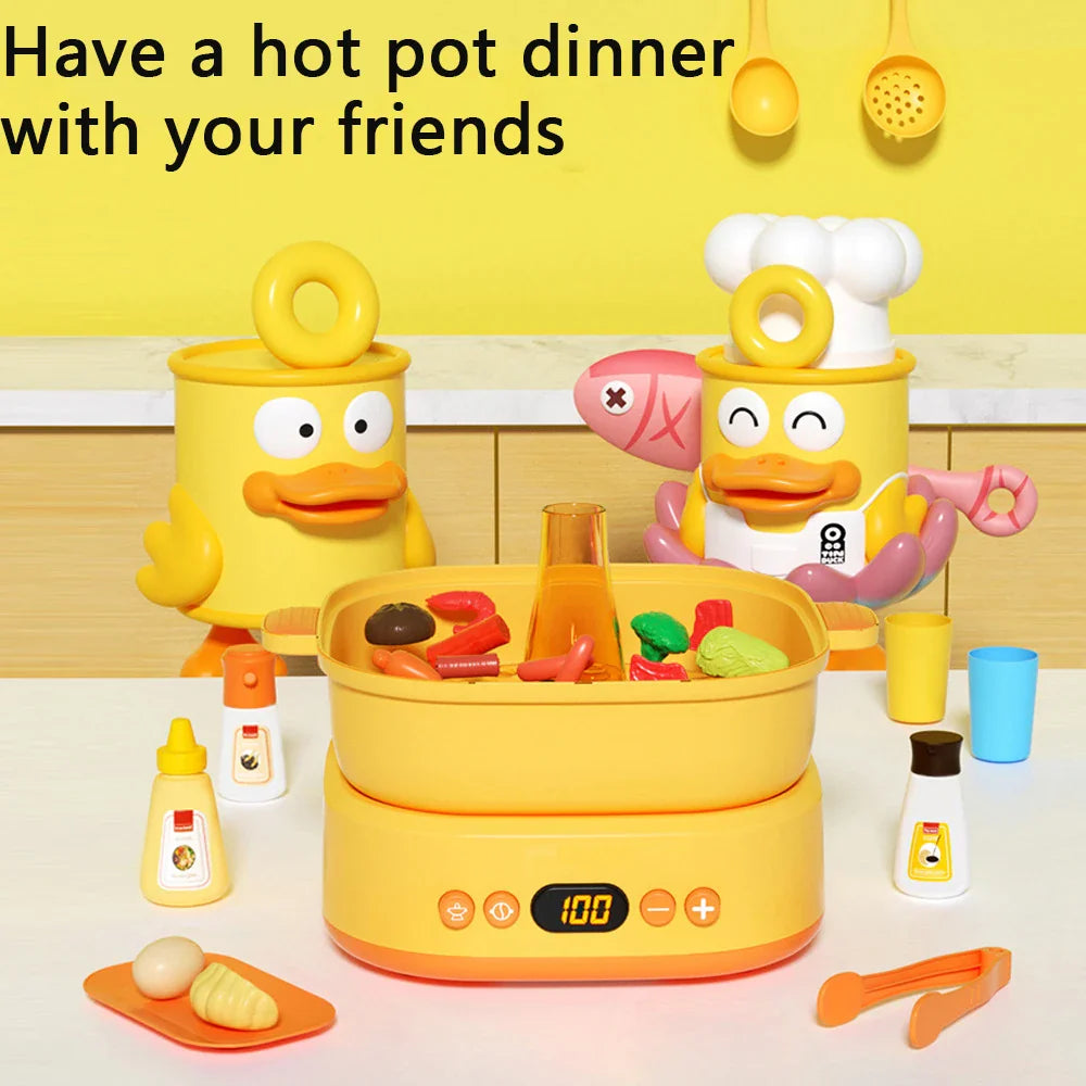 HKM-270099 Induction Cooker Kitchen Play Set for Kids - Educational Role Play Toy for Ages 6+