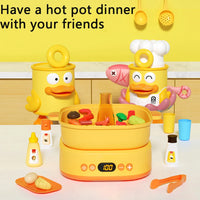 HKM-270099 Induction Cooker Kitchen Play Set for Kids - Educational Role Play Toy for Ages 6+