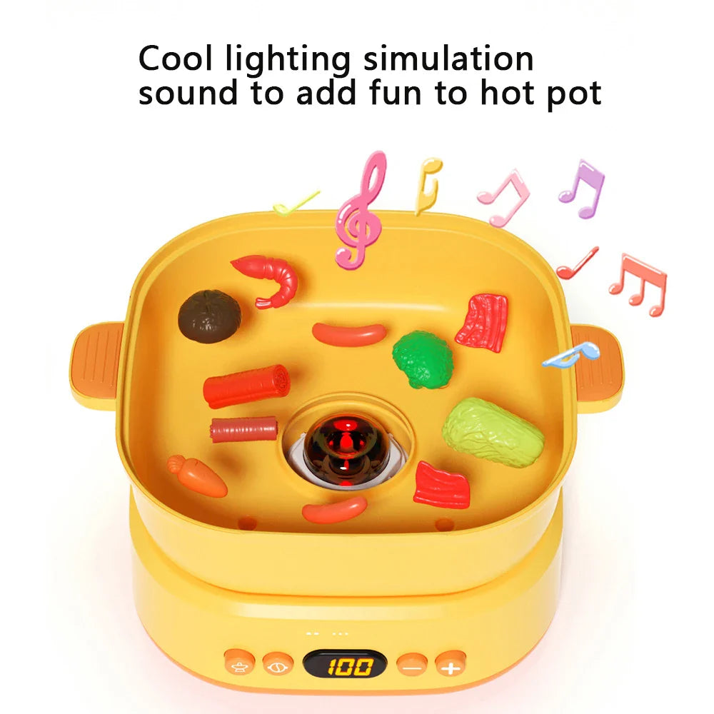 HKM-270099 Induction Cooker Kitchen Play Set for Kids - Educational Role Play Toy for Ages 6+