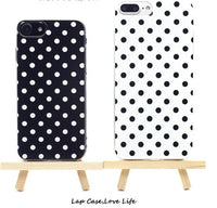 HKM-270099 Polka Dot TPU Protective Phone Case for iPhone Models - Multiple Color Options Available