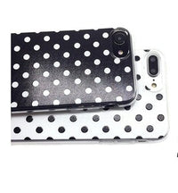 HKM-270099 Polka Dot TPU Protective Phone Case for iPhone Models - Multiple Color Options Available