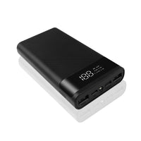 HKM-270227 Battery Charging Box with LCD Display for 6x18650 Lithium Batteries - Dual USB & Type-C Ports - Durable Plastic Housing