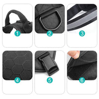 HKM-270355 Reflective Pet Dog Vest Harness with Leash - Fashion & Simplicity in Durable Cloth