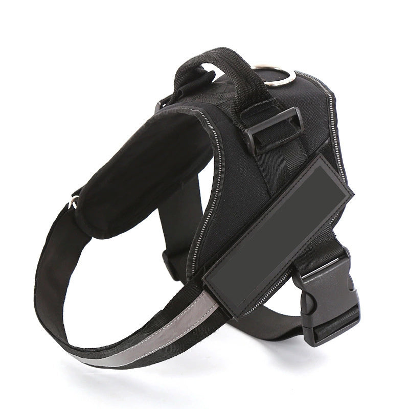 HKM-270355 Reflective Pet Dog Vest Harness with Leash - Fashion & Simplicity in Durable Cloth