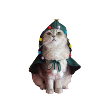 HKM-270483 Christmas Hooded Cloak for Pets - Red Fleece Shawl with Antlers, Winter Warmth, Sizes S, M, L