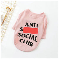 HKM-270611 Casual Cotton Two-Legged Sweater for Pets in Pink and Gray, Multiple Sizes Available
