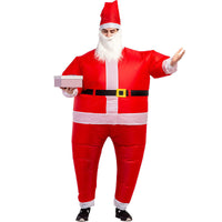 HKM-270611 Inflatable Santa Suit for Adults - Waterproof PU Coated Polyester, Size 150cm-190cm