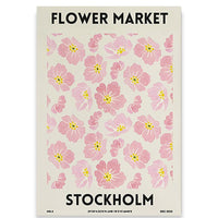 HKM-270675 Floral Canvas Art Print - Decorative Spray Painting on Blank Canvas