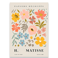 HKM-270675 Floral Canvas Art Print - Decorative Spray Painting on Blank Canvas