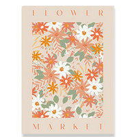 HKM-270675 Floral Canvas Art Print - Decorative Spray Painting on Blank Canvas