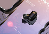 HKM-270739 Wireless Touch Control Mini Stereo Bluetooth Headset - 15m Range, Mono, Black/White