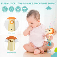 HKM-270803 Musical Soft Animal Rattle Toy for Newborns and Toddlers