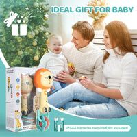 HKM-270803 Musical Soft Animal Rattle Toy for Newborns and Toddlers