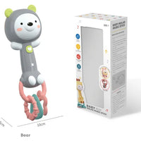 HKM-270803 Musical Soft Animal Rattle Toy for Newborns and Toddlers