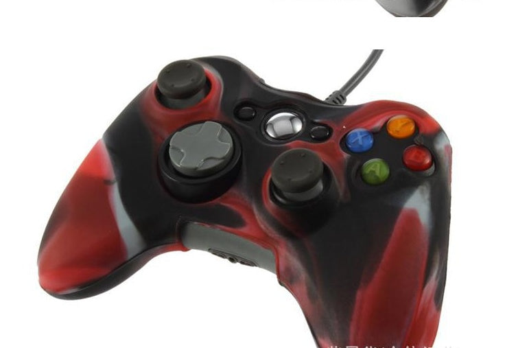 HKM-270867 Camouflage Silicone Case for Xbox 360 Controller - Protects from Scratches and Damage