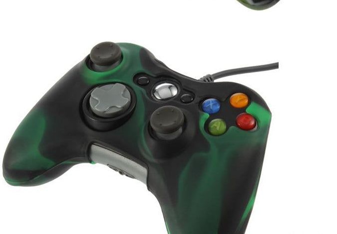 HKM-270867 Camouflage Silicone Case for Xbox 360 Controller - Protects from Scratches and Damage