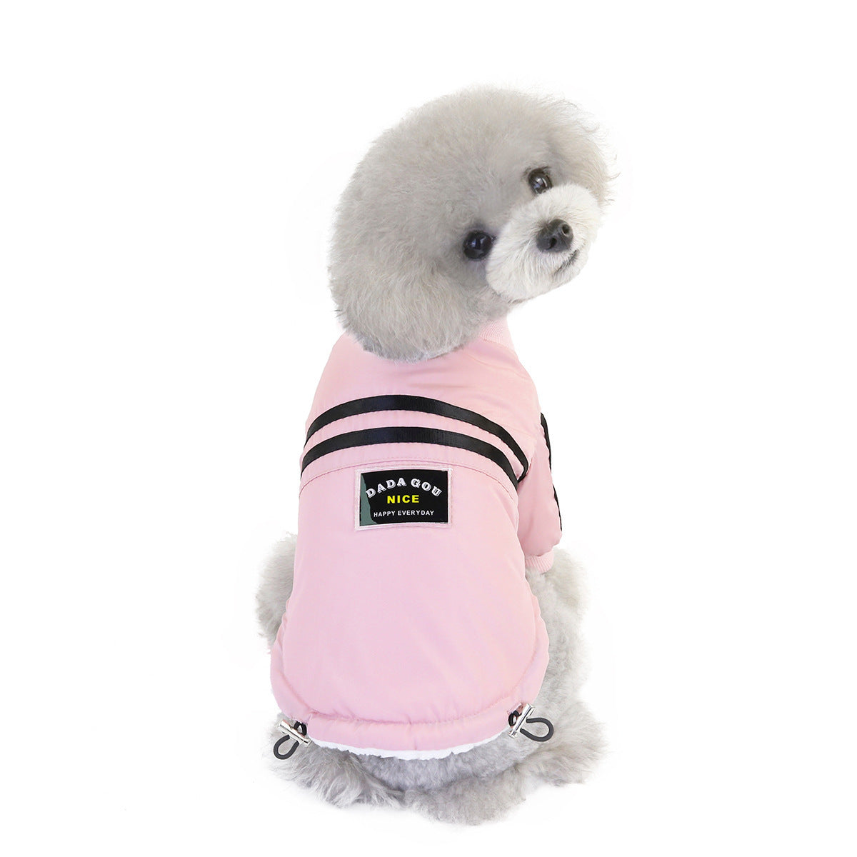 HKM-270867 Stylish Casual Two-Legged Pet Clothes - Windproof, Comfortable, and Easy to Wear