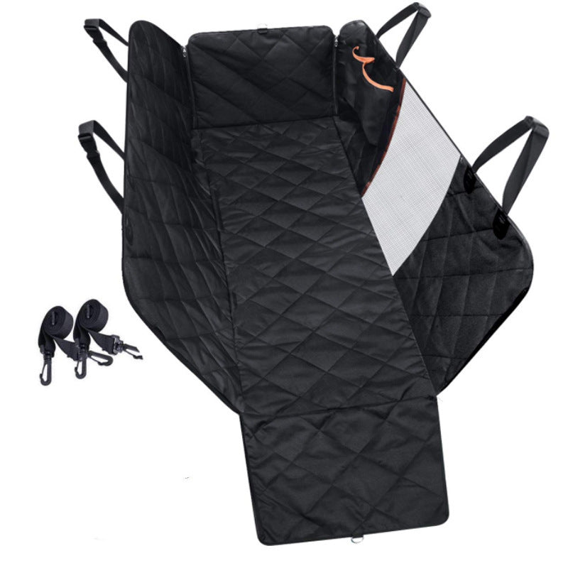 HKM-271187 Car Pet Cushion Rear Seat Cover for All Seasons - Waterproof, Non-Slip Design, 137x147cm