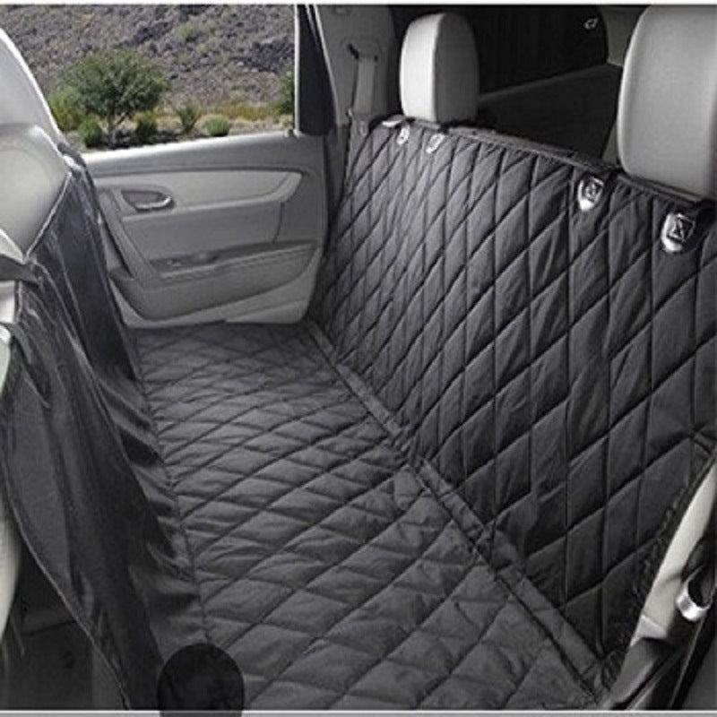 HKM-271187 Car Pet Cushion Rear Seat Cover for All Seasons - Waterproof, Non-Slip Design, 137x147cm