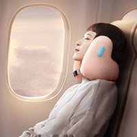 HKM-271443 U-Shaped Travel Neck Pillow with Memory Foam and Noise Reduction Design