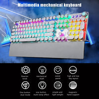 HKM-271507 Wired Gaming Keyboard with 108 Keys and High Durability for Vista/Windows/Mac