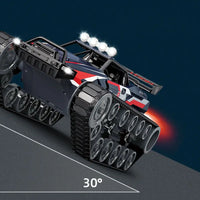 HKM-271571 Alloy Crawler Spray Remote Control Tank Car, 1:12 Scale, High-Speed, Indoor/Outdoor Use, 6 Channels, Ready-to-Go