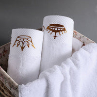HKM-271571 Thick Cotton Bath Towel Set for Men and Women - Multiple Sizes Available