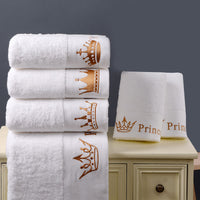 HKM-271571 Thick Cotton Bath Towel Set for Men and Women - Multiple Sizes Available