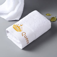 HKM-271571 Thick Cotton Bath Towel Set for Men and Women - Multiple Sizes Available