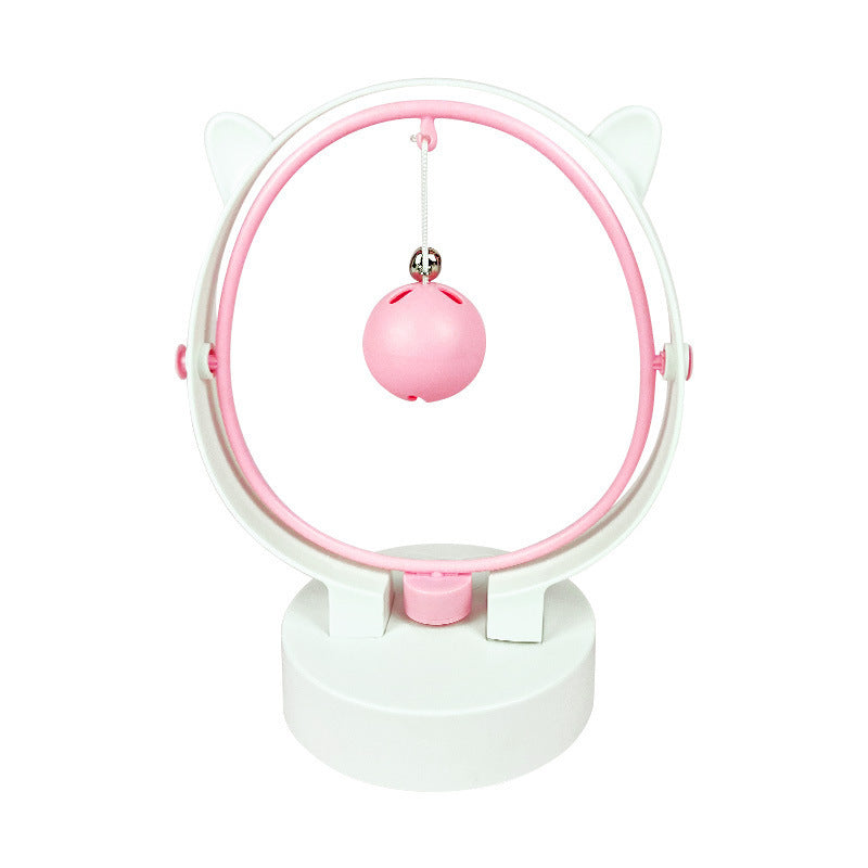 HKM-271763 Perpetual Rocking Funny Cat Toy Hair Ball Leaking Cat Toy Electric Magnetic Pet Supplies